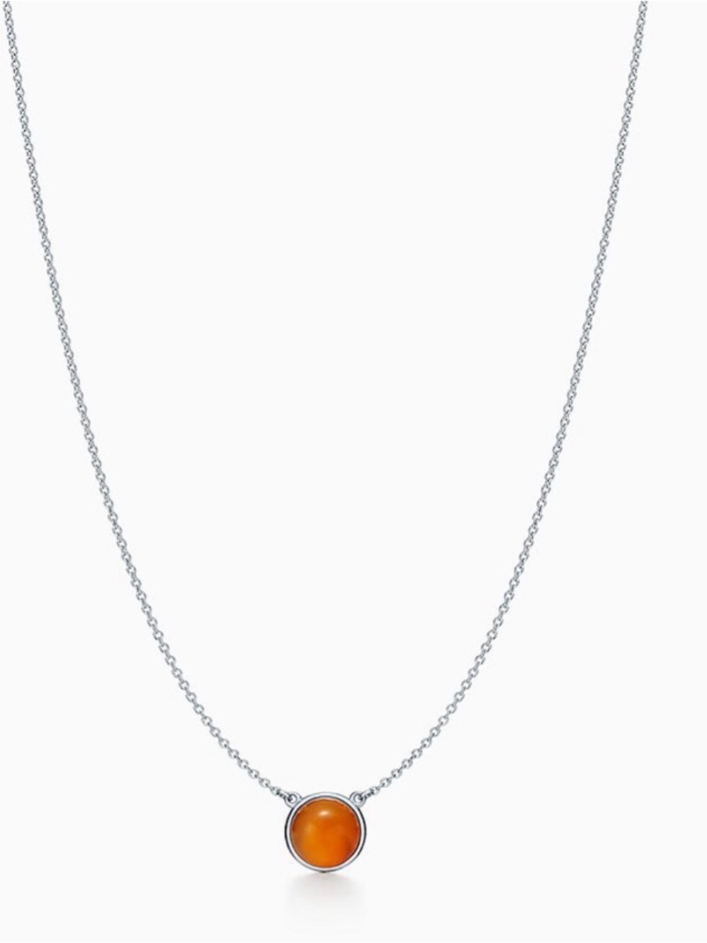 Tiffany & Co 16 inches Rhodonite Cabochons  Color by the Yard Necklace .